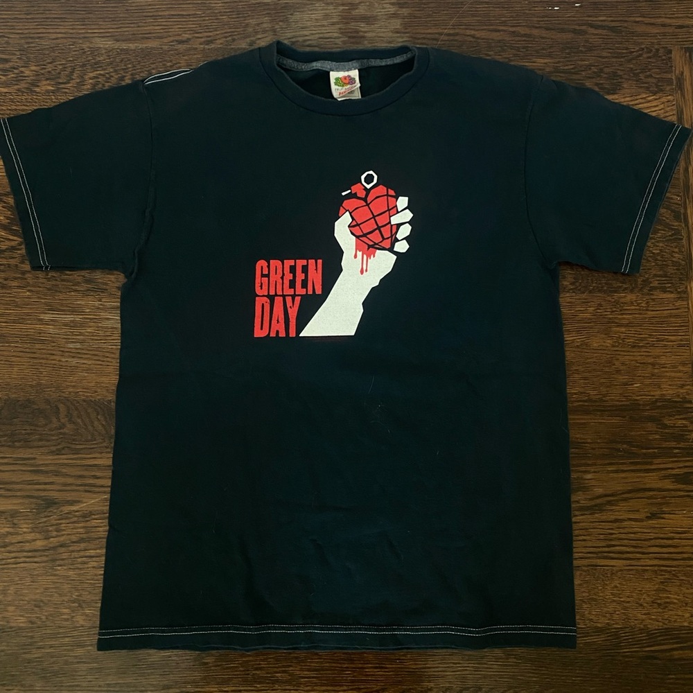 Vintage Green Day 2005 American Idiot Tour T-Shirt – Size M – Heavy Cotton